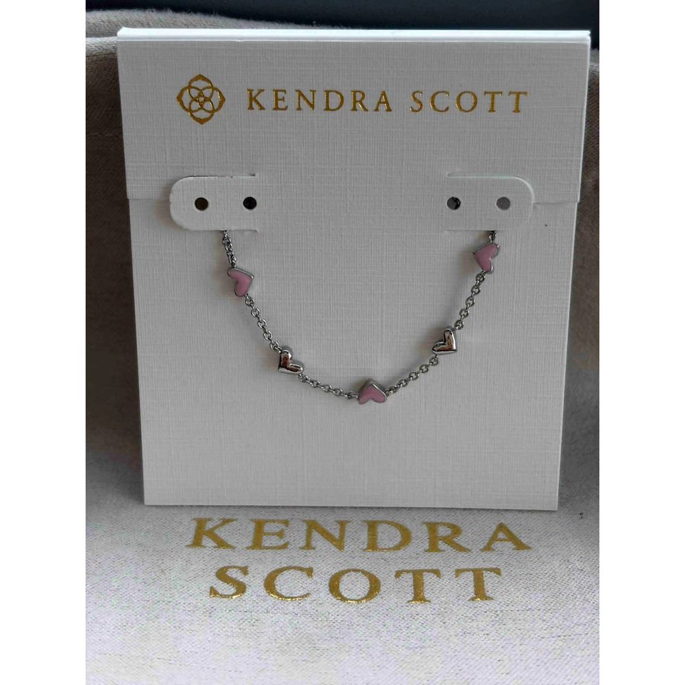 Kendra Scott pink heart bracelet